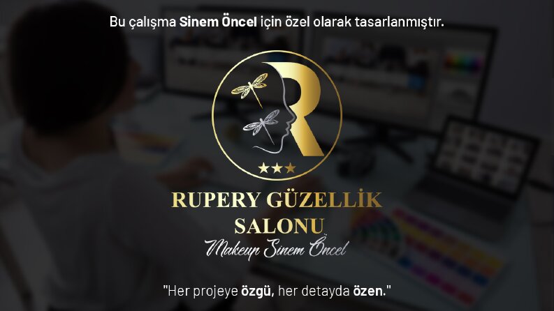 Rupery Güzellik Salonu Logo Tasarımı Çalışması