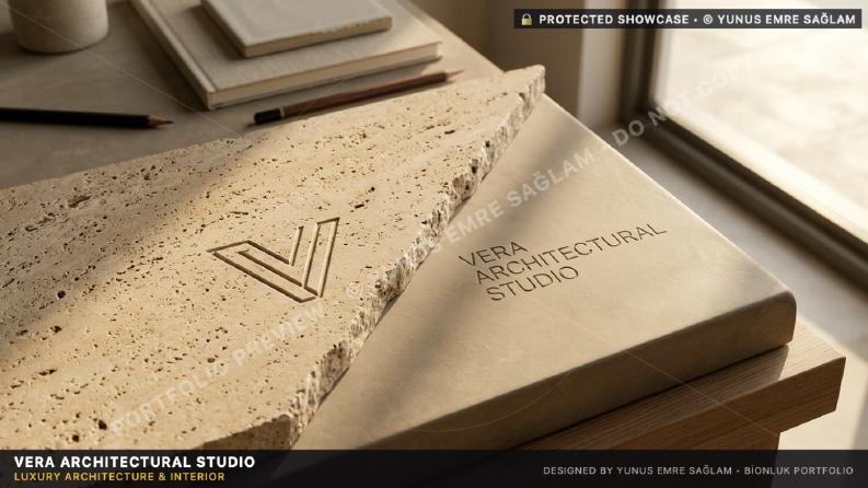 Vera Architectural Studio - Minimalist Marka Kimliği