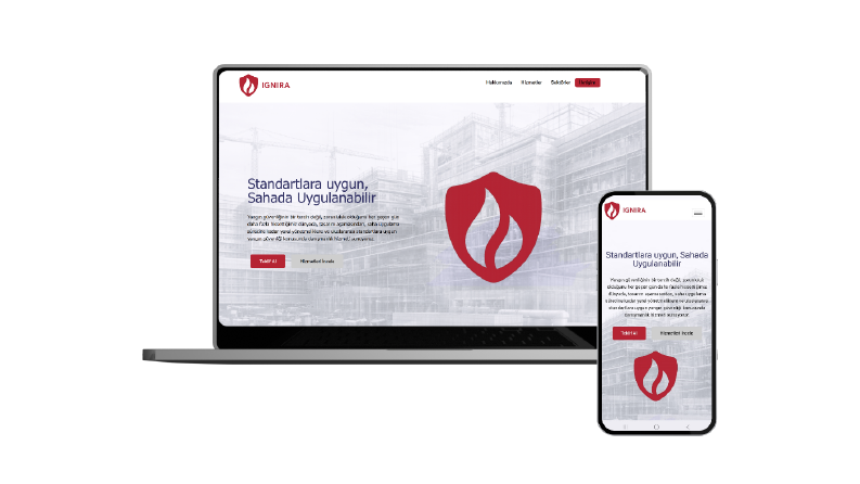 İgnira Mühendislik Kurumsal Web Sitesi Yapımı