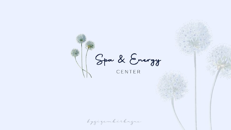Feminen minimal spa logo tasarımı