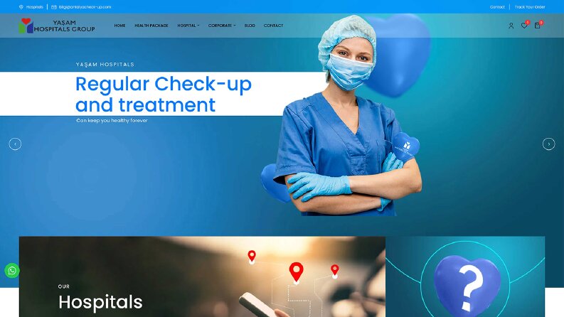 Yaşam Hospitals | Web appointment
