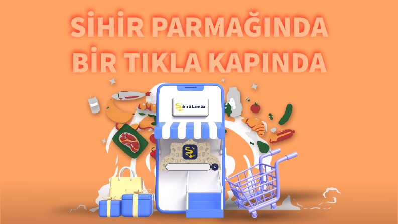 Sihirli Lamba Online Market Kurumsal Kimlik Tasarımı