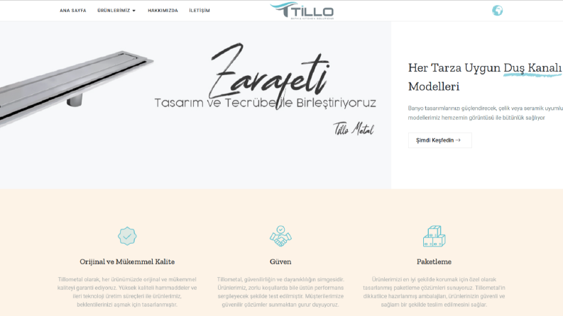 Tillo Metal - Web Sitesi