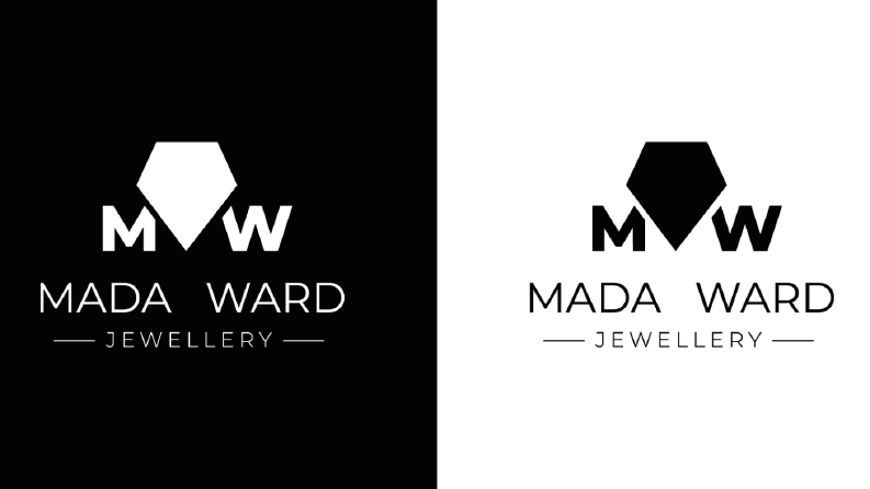 "Mada Ward Jewellery" isimli logo çalışmam