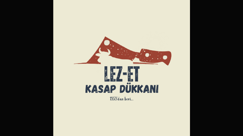 Kasap işletmesi için logo tasarımı