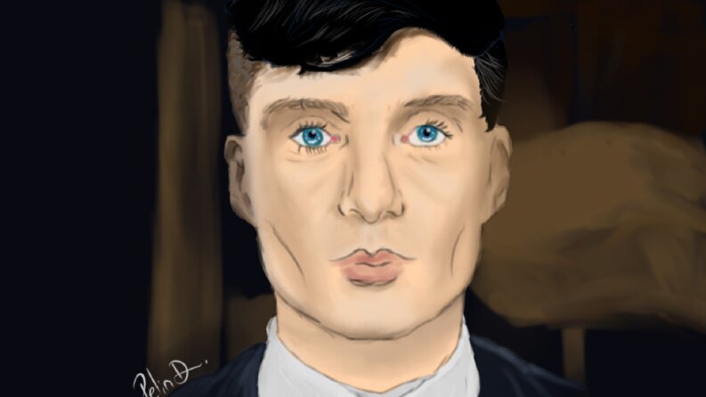 Cillian Murphy Dijital Çizim