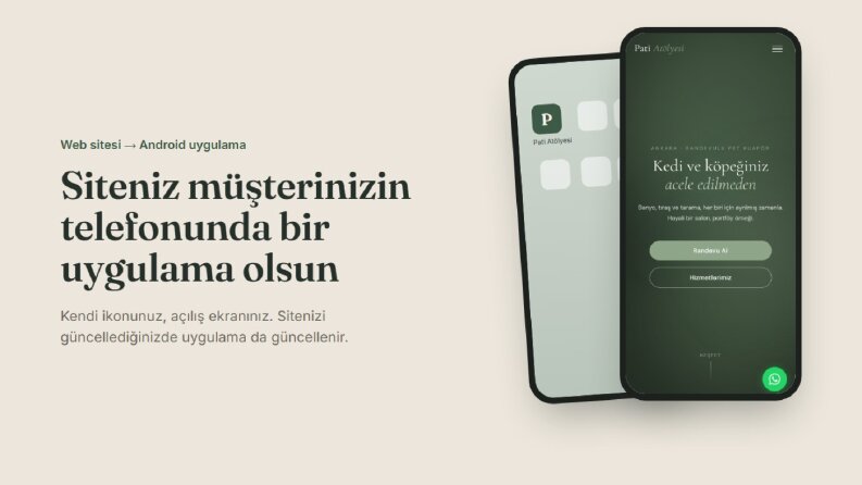 Web Sitesinden Android Uygulama - Örnek Çalışma