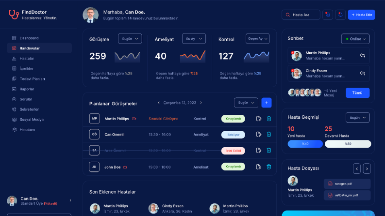 Clinic UI/UX Tasarımı