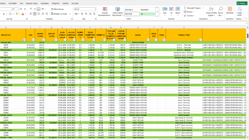 Freelance Excel Uzmanı - Veri Analizi ve Raporlama