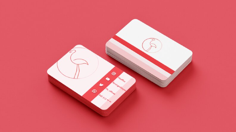 kartvizit-flamingo konsept kartvizit