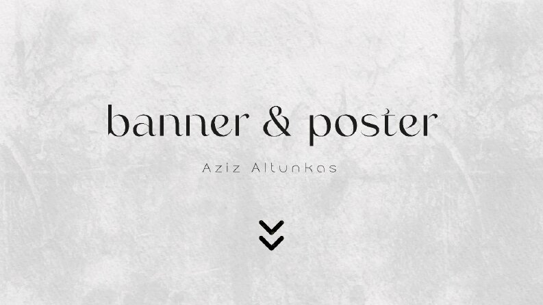 Banner & Afiş & Poster Tasarımlarım