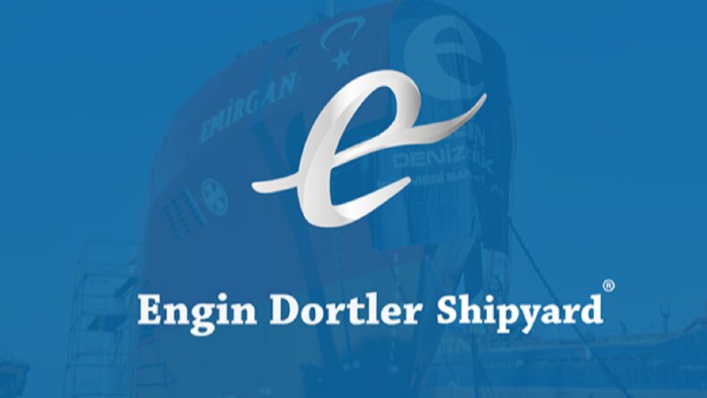 engindortlershipyard.com  Logo web interface design.
