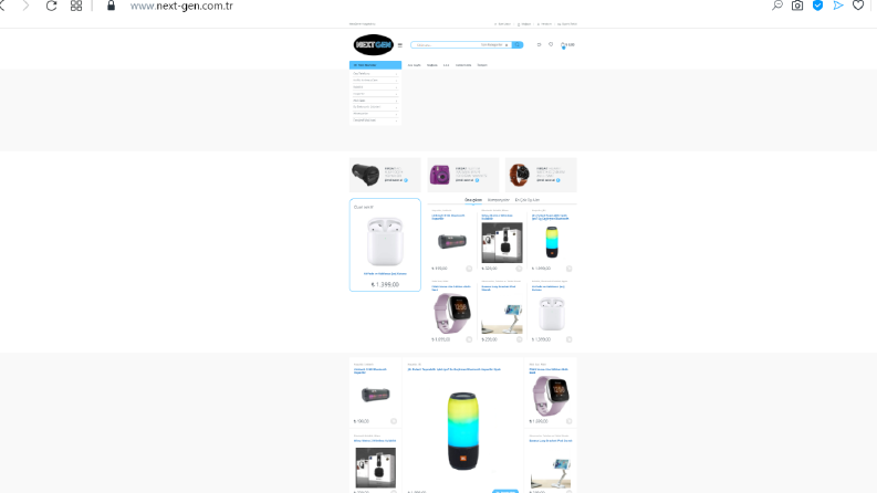E-Ticaret Sitesi ya da blog  https://www.next-gen.com.tr