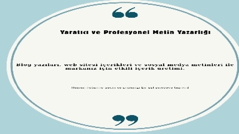 Yaratıcı ve Etkileyici Metinlerle Markanızı Konuşturun