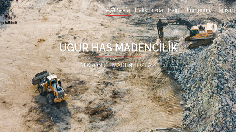 Uğur Has Maden Web Site Kurulumu