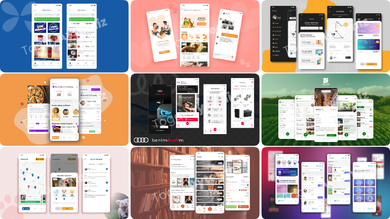 Ben, göz alıcı ve çekici mobil UI/UX tasarımları yaparım.