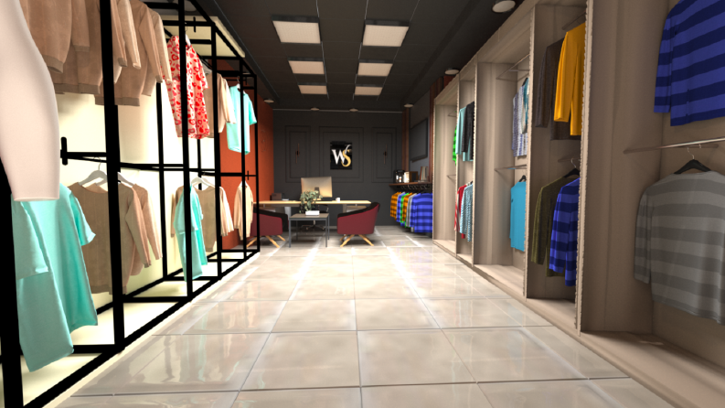 Mağaza, Dükkan, Toptancı Dükkanı Render