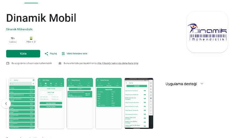 Dinamik Mobil Uygulama Projesi