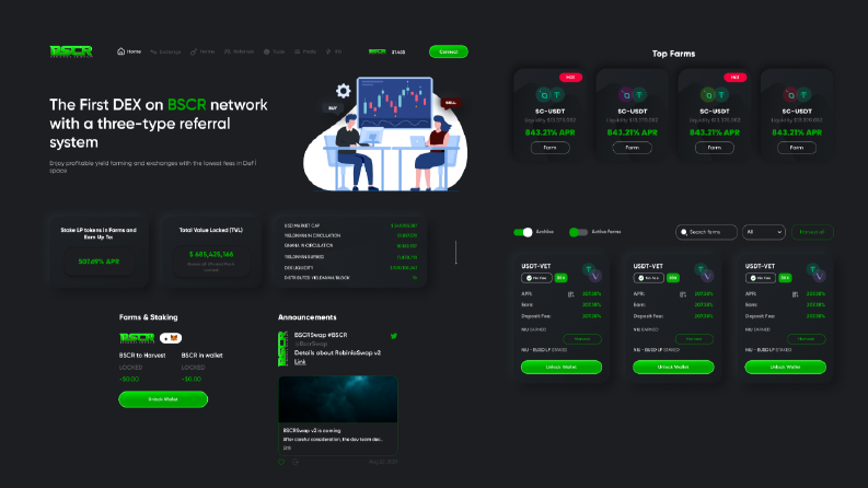 Crypto Swap Web Design