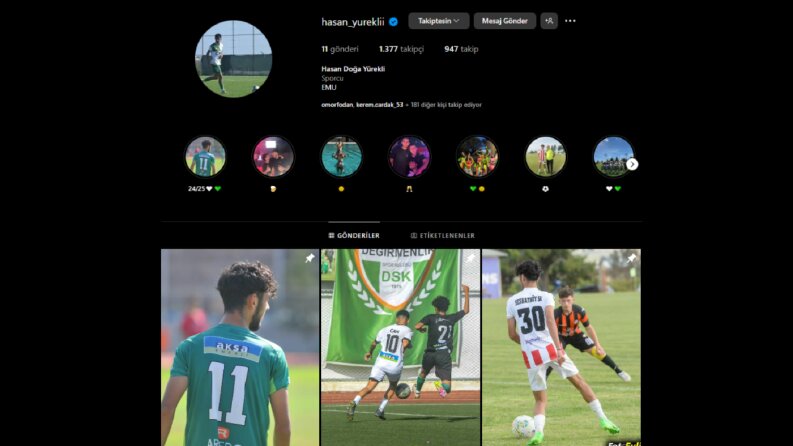 Futbol instagram yönetimi