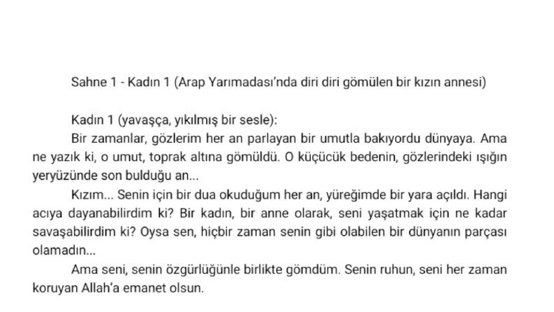 Tiyatro Metni Yazarlığı | Sahneye Uygun Dramatik Anlatım