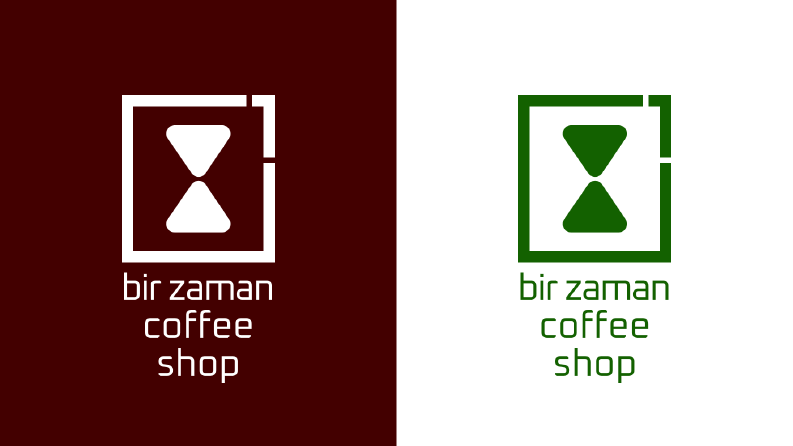 bir zaman coffee logo