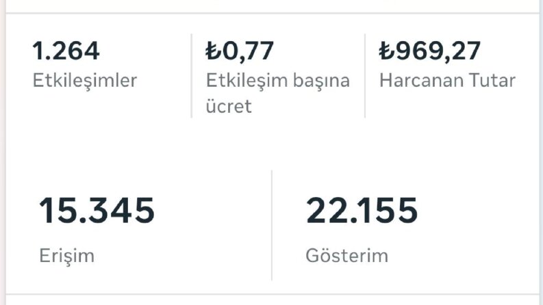 Online Eğitim Alanındaki Meta Ads Performansım