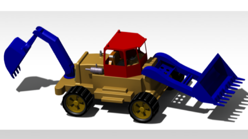 CATIA V5 ile Komple Oyuncak Dozer Tasarımı