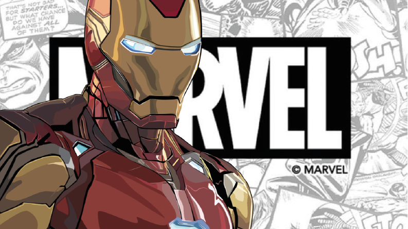 Marvel-DC Comics Kahramanları-Vektörel İllüstrasyonları