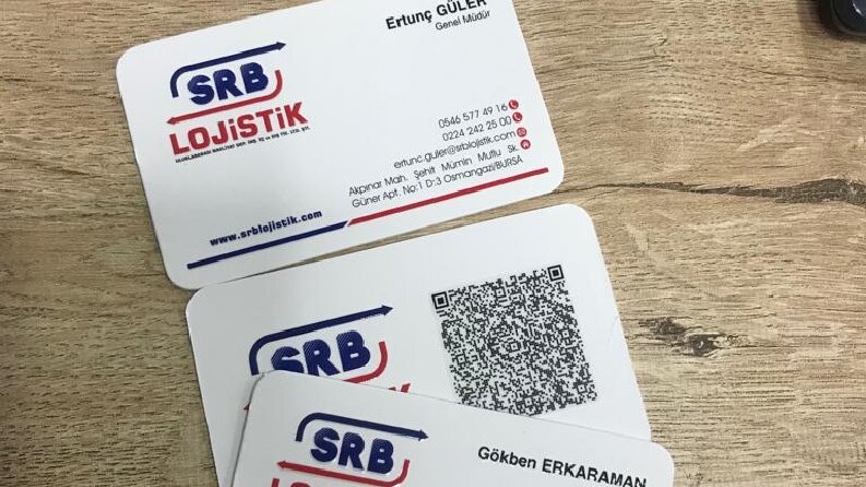 Kartvizit hazırlama ve qr kod oluşturma