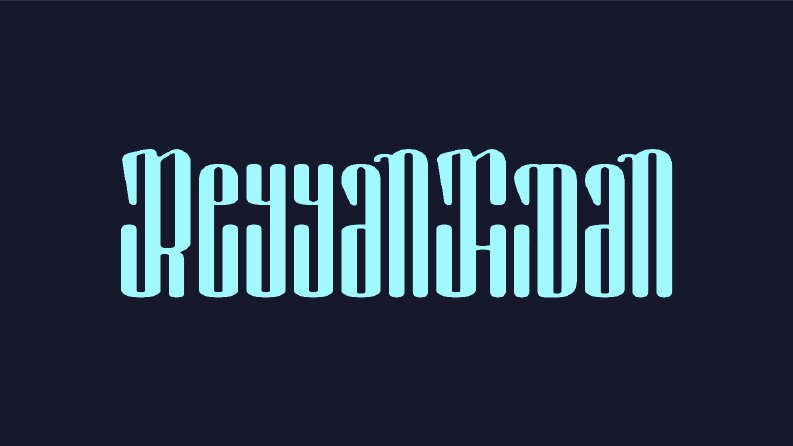 Reyyan Fidan Tipografik Logo Tasarımı