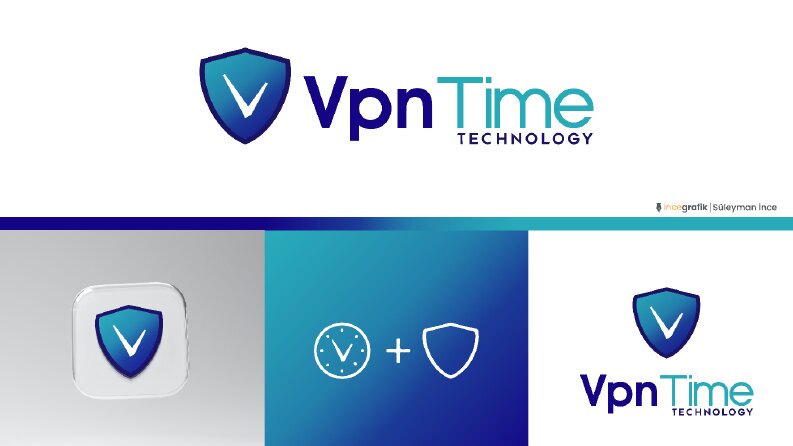 VpnTime Technology | Logo Tasarım