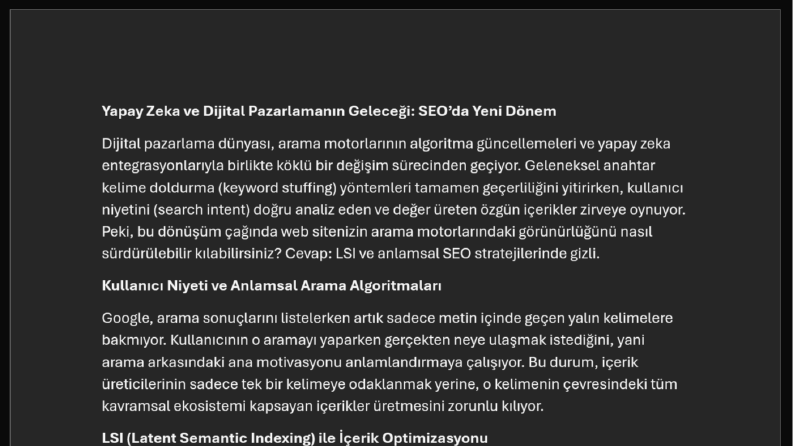 Yapay Zeka ve Dijital Pazarlamanın Geleceği (SEO Blog)