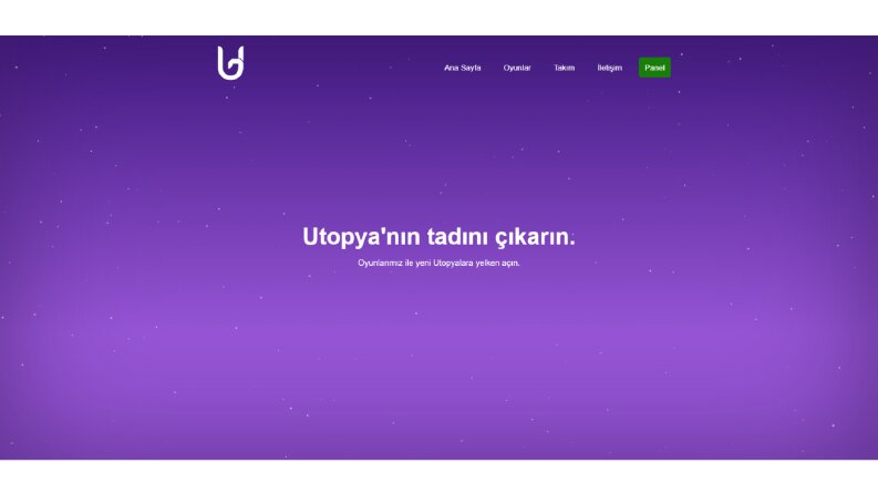 Utopyagames portfolyo sitesi