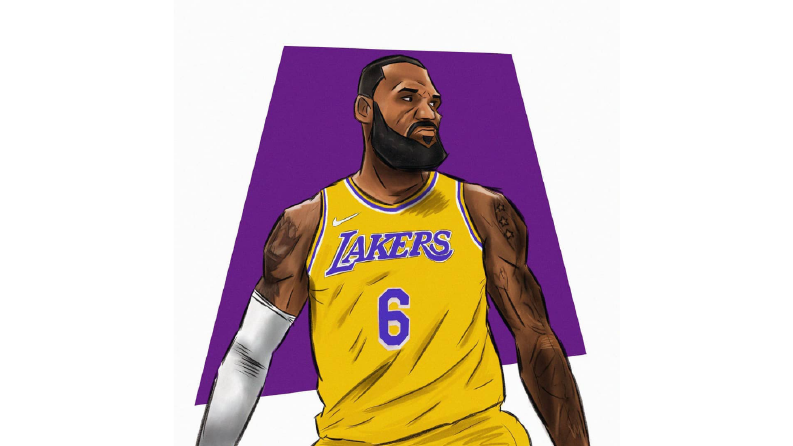 LeBron James İllüstrasyon