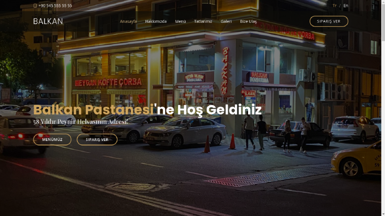 Pastane Websitesi - Taslak