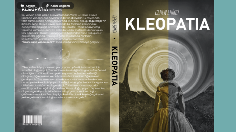 Ceren Erikçi - Kleopatia | Kitap Kapağı Tasarımı