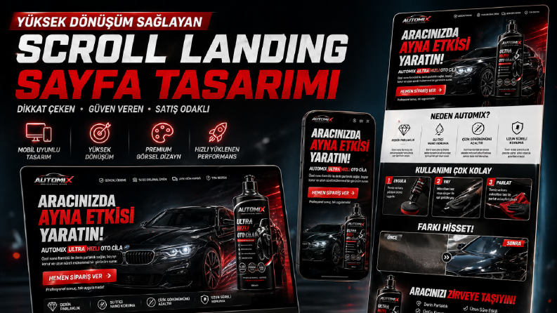 Automix Yaprak Site Tasarımı