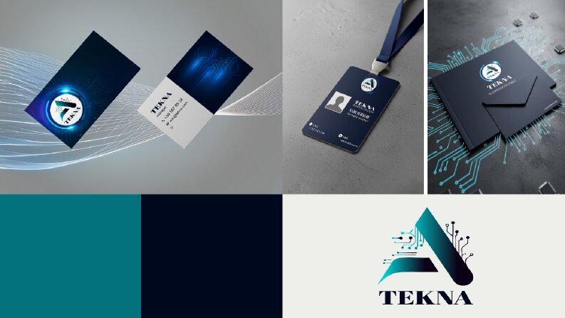 ''Tekna'' teknoloji sektörü logo tasarımı
