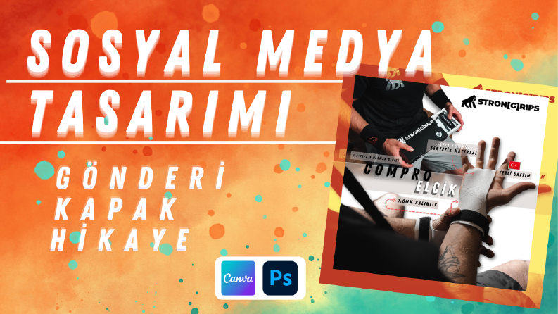 Sosyal medya ve reklamlarınız için grafik tasarım!