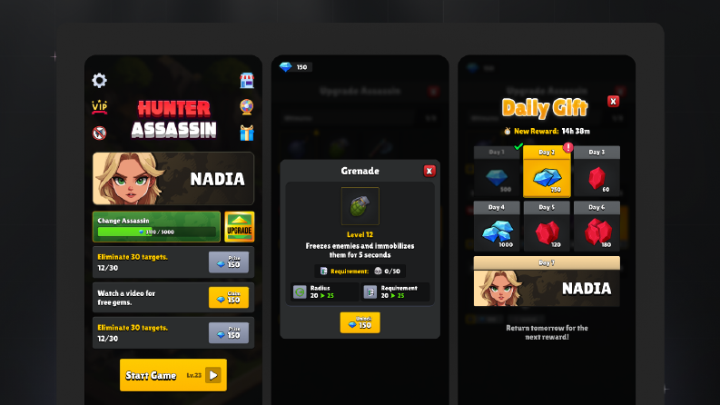 Hunter Assassin Mobil Game