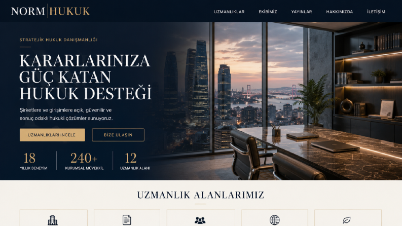NORM HUKUK – Kurumsal Hukuk Web Sitesi