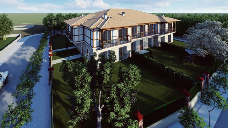 Doğa ile iç içe villa