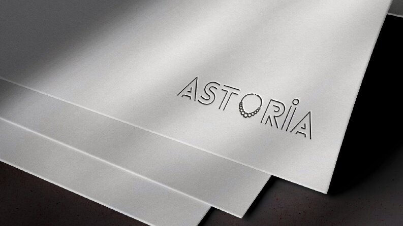 astoria. logo tasarımı.