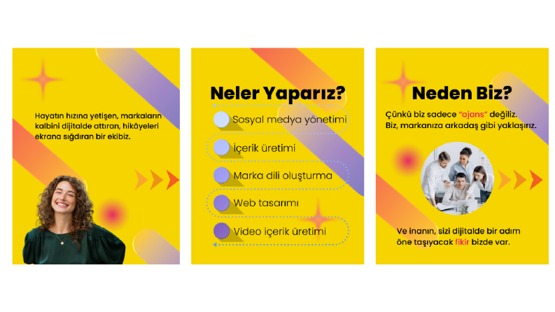 Dijital Medya Ajansı Tanıtan Post Tasarımı