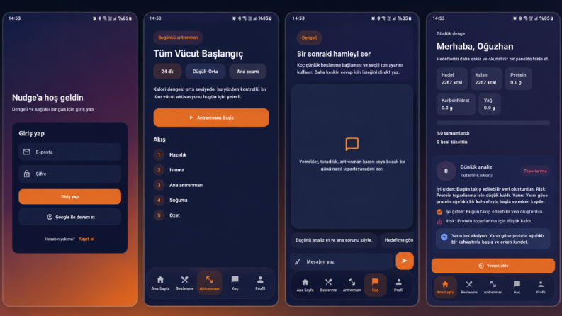 AI Destekli Fitness Mobil Uygulaması