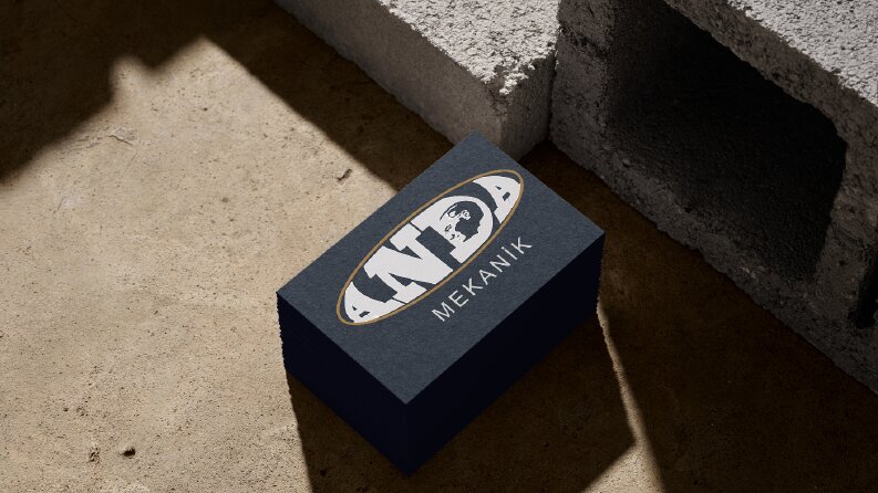 Anda mekanik özel Atatürk detaylı logo