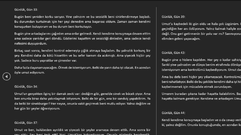 Birkaç yazı daha...