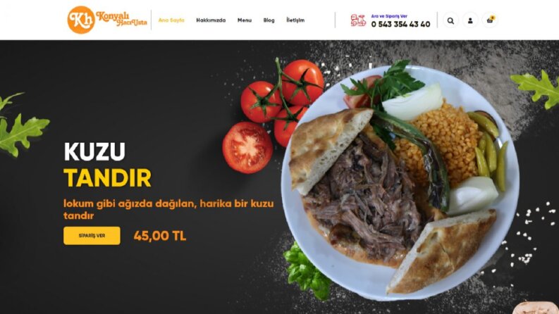 Restaurant ınız için online satış sitesi tasarımı