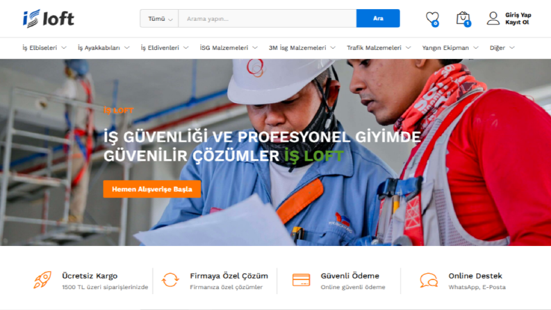 İş Loft E-ticaret Web Sitesi Kurulum ve Entegrasyonları